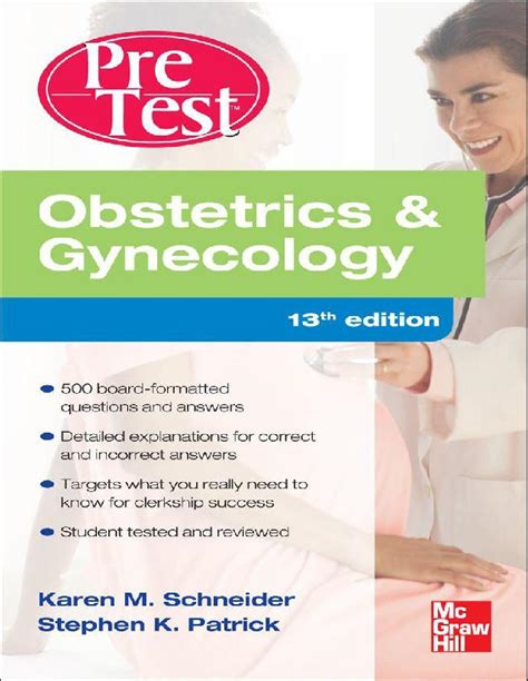 Obstetrics and Gynecology Pretest Self-Assessment and Review PDF