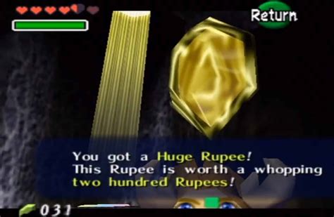 Ocarina of Time: 2000-Rupee Wallet Expansion