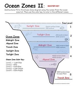 Ocean Zones Answer Key PDF