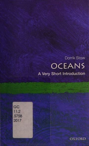 Oceans A Very Short Introduction Very Short Introductions Reader