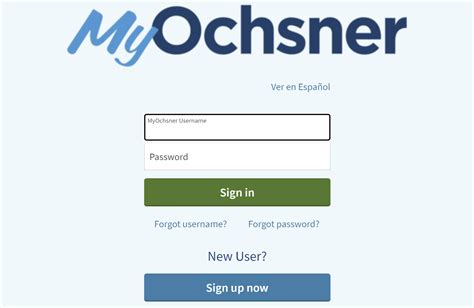 Ochsner My Chart Login