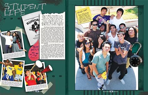 October Student Life Yearbook Pages