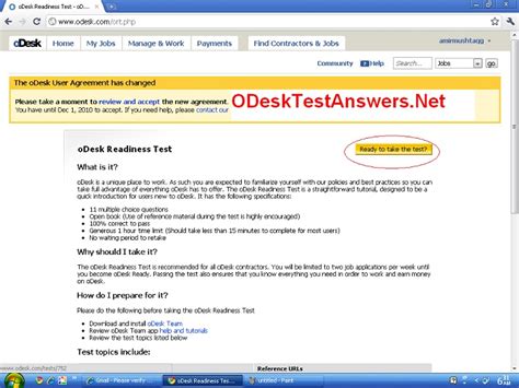 Odesk Answers To Test Kindle Editon