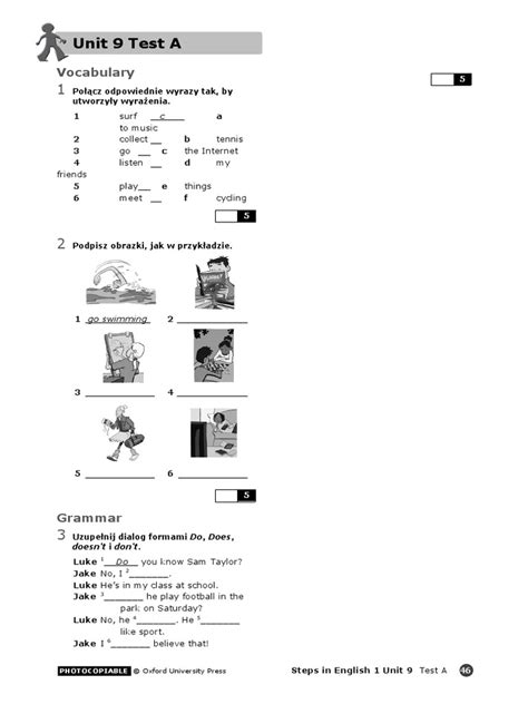 Odyssey English 1 Unit 9 Answers PDF