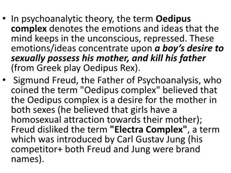 Oedipus Complex Ideas in Psychoanalysis Epub