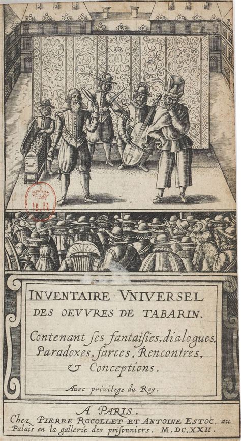 Oeuvres Les Oeuvres de Tabarin... Doc