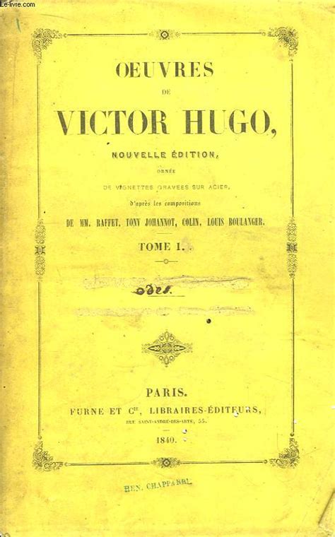 Oeuvres de Victor Hugo PoesieTome 1 Odes Et Ballades I Litterature French Edition Doc