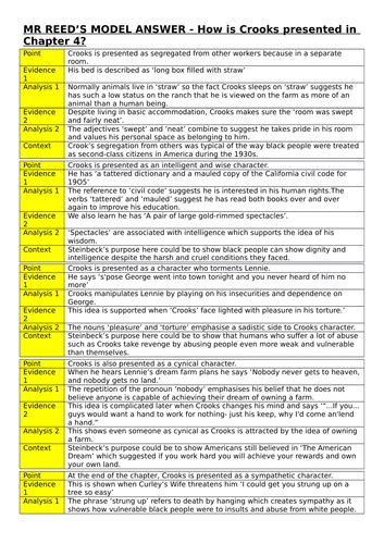 Of Mice And Men Chapter 4 Questions Answers Doc