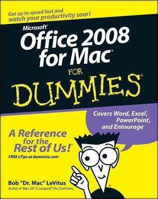 Office 2008 for Mac For Dummies Epub