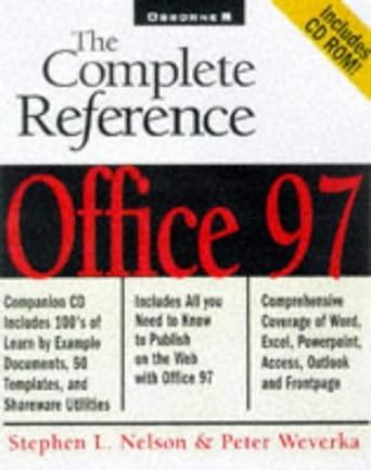 Office 97 The Complete Reference Complete Reference Series Kindle Editon