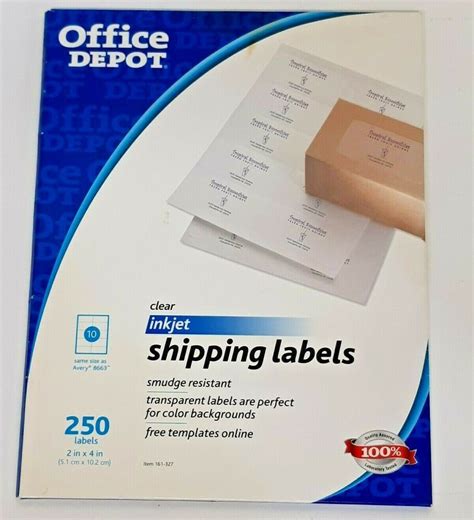Office Depot Printable Sticker Paper