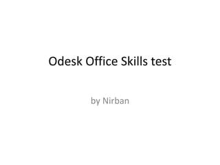 Office Skills Test Odesk Answer Epub