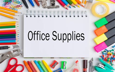 Office supplies: