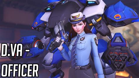 Officer D.Va: Dominating the Battlefield with Technology and Skill