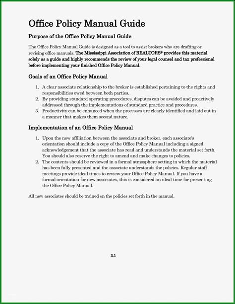 Officeready policy manual for non profits Ebook Doc