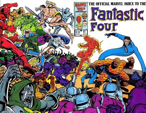 Official Marvel Index to the Fantastic Four 2 Marvel Comics January 1986 Reader