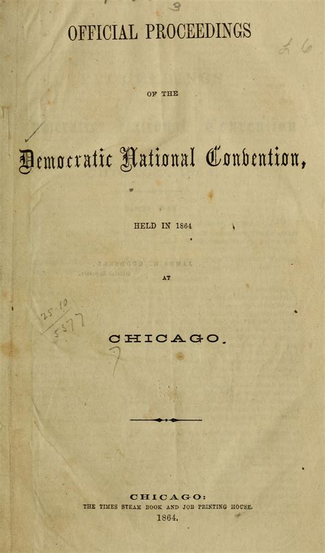 Official Proceedings of the Democratic National Convention Doc