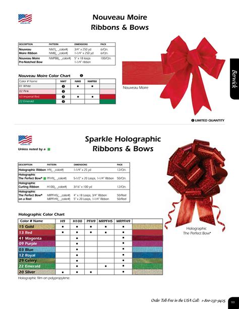Offray Ribbon Catalog