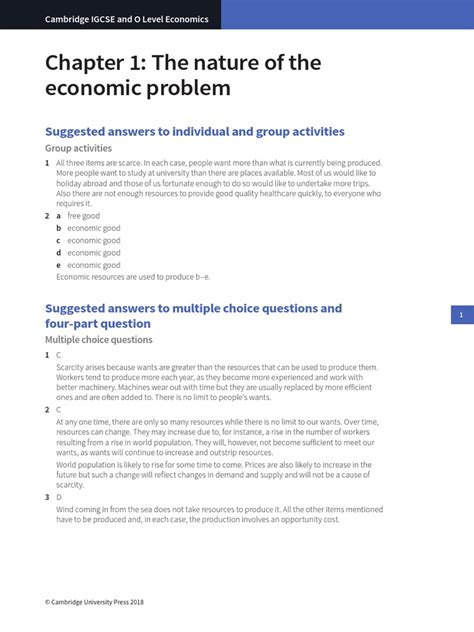 Ofl Packet Answers Economics PDF