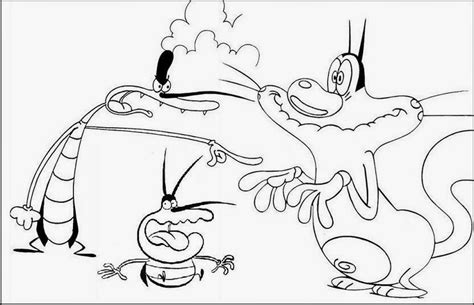 Oggy and the Cockroaches 3 in 1 Colouring and Activity Kindle Editon