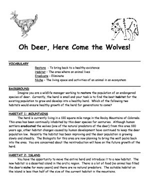 Oh Deer Here Come The Wolves Answers Doc