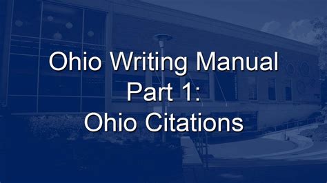 Ohio Citations Reader