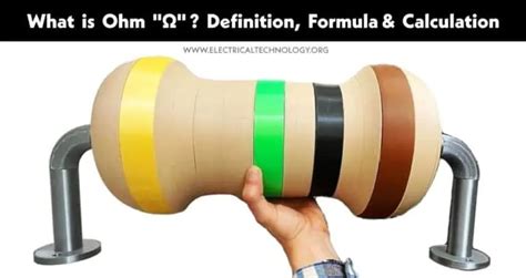 Ohm 1 Ω In: An Essential Guide to Electrical Resistance