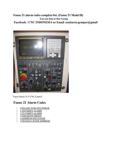 Okuma Alarm Codes Ebook Epub