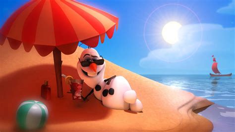 Olaf at the Beach: A Summer Adventure