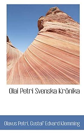 Olai Petri Svenska Kr Nika... Kindle Editon