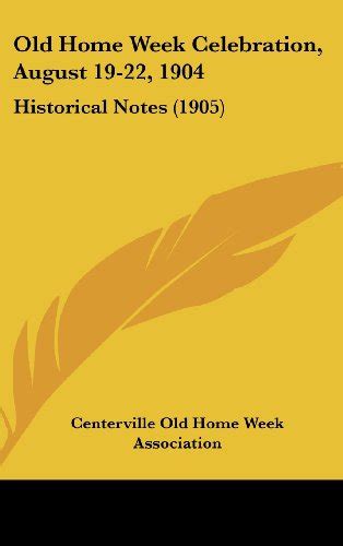 Old Home Week Celebration Kindle Editon