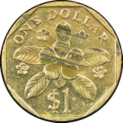 Old Singapore 1 Dollar Coin Value