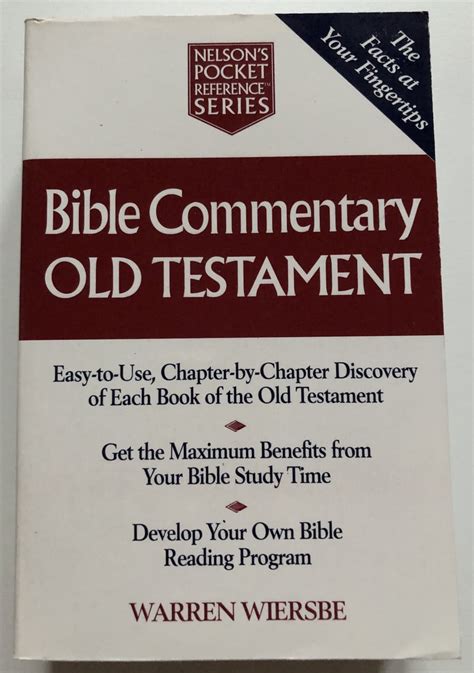 Old Testament Bible Commentary Nelson s Pocket Reference PDF