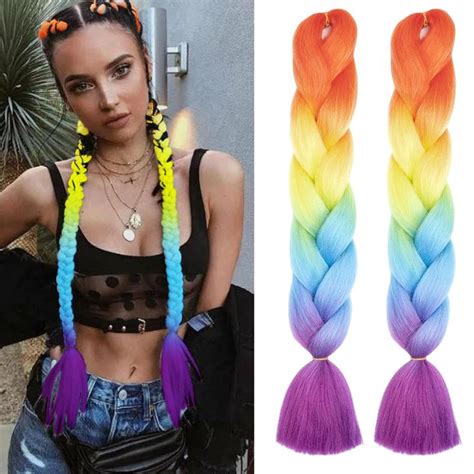 Ombre Braiding Hair: A Rainbow of Colors to Enhance Your Style