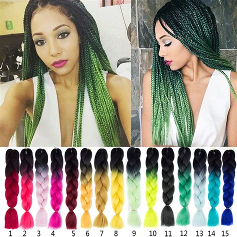 Ombre Braiding Hair: Transform Your Look with 2-Tone Hues