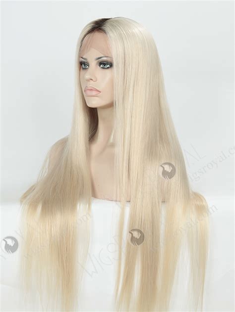 Ombre Hair Color 100% Human Hair Long Silky Straight Wigs