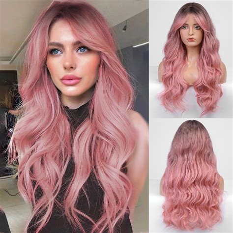 Ombre Pink Wig with Dark Roots: A Natural and Stunning Transformation Awaits You in 2025