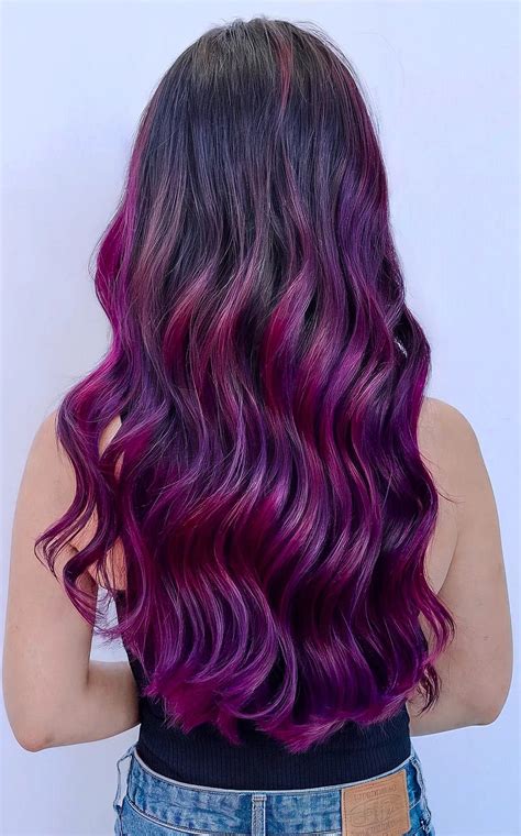 Ombre with Purple: A Guide to Creating Stunning Graduated Hair