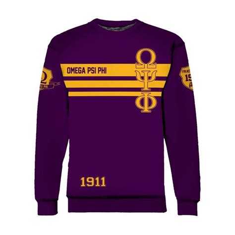 Omega Psi Phi Sweatshirt: A Symbol of Excellence and Brotherhood