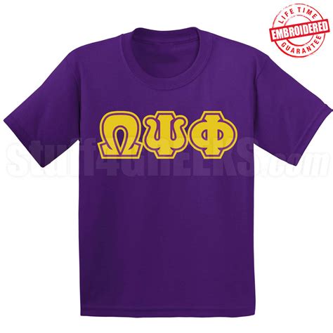 Omega Psi Phi T-Shirts: Elevate Your Style with the Purple and Gold