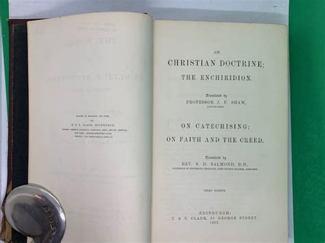 On Christian doctrine The Enchiridion On catechising On faith and the Creed His works Epub