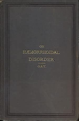 On Hæmorrhoidal Disorder London 1882 Doc