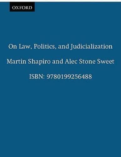 On Law Politics and Judicialization Epub