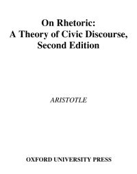 On Rhetoric A Theory of Civic Discourse Kindle Editon