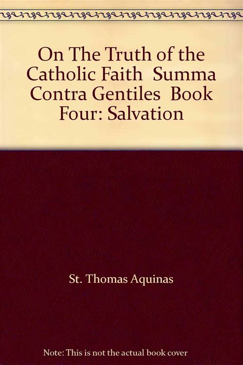 On The Truth Of The Catholic Faith Summa Contra Gentiles Book 3 Part 2 Providence Kindle Editon