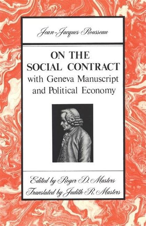 On the Social Contract With Geneva Manuscript and Political Economy PDF