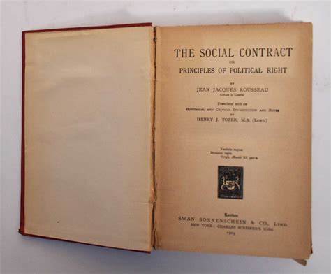 On the Social Contract or Principles of Political Right Reader