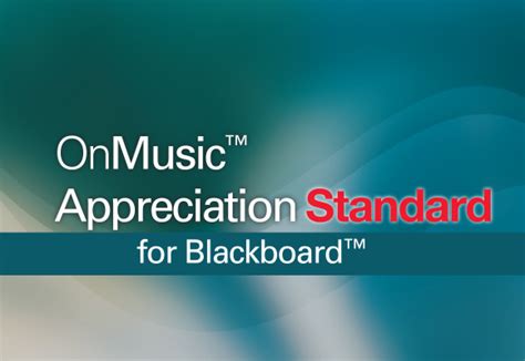 OnMusic Appreciation Standard for Blackboard Ebook Kindle Editon