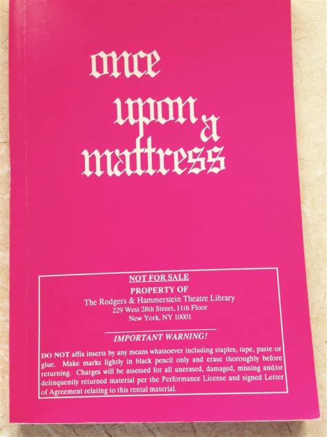 Once Upon a Mattress Libretto Vocal Book PDF