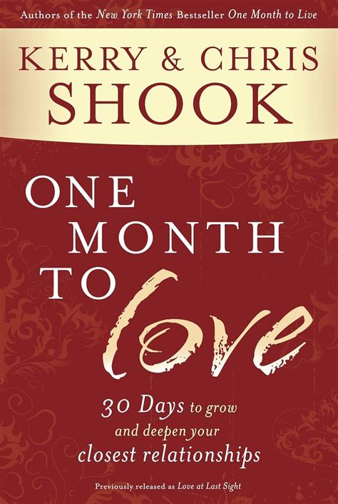 One Month to Love Thirty Days to Grow and Deepen Your Closest Relationships Reader